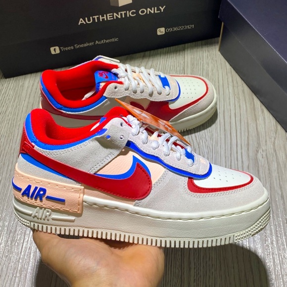 Nike Shoes - Air Force 1 Shadow Sail Red Sneakers
